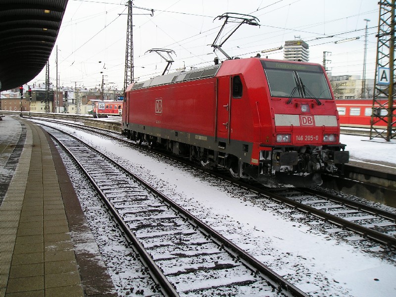 BR146 205 - 0 (DB ZugBus RAB) in Ulm