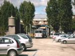 Bus in der Waschanlage in Rimini