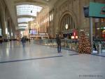 Weihnachtlich dekorierter Hauptbahnhof