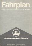 Liniennetz Lbeck Winterfahrplan 1982/83