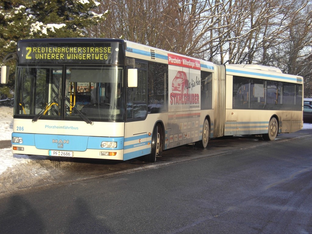 PF 2686 MAN Gelenkbus Theodor-Heuss-Strae