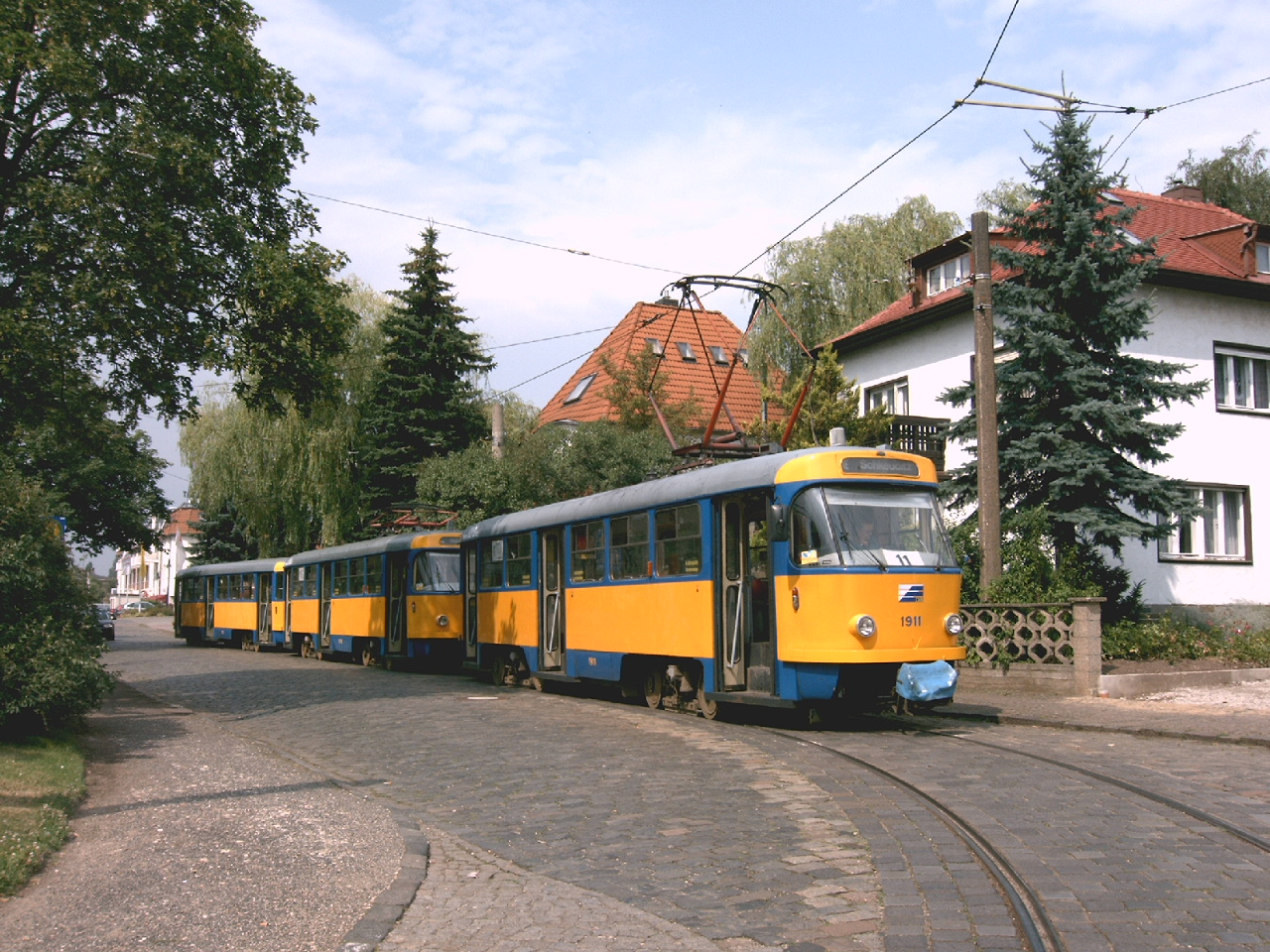 Tatragrozug in Markkleeberg-Ost