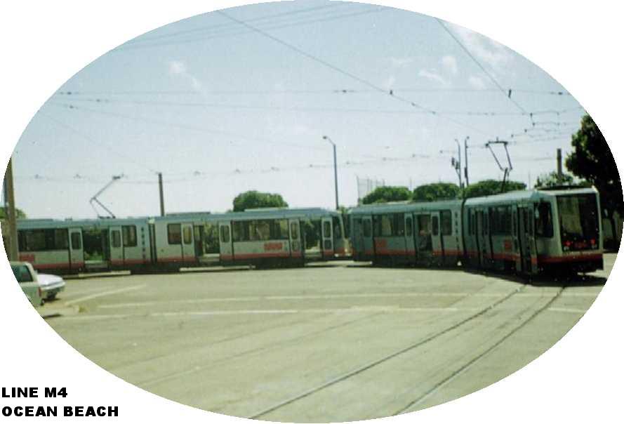 Straenbahn Linie M4 - San Francisco