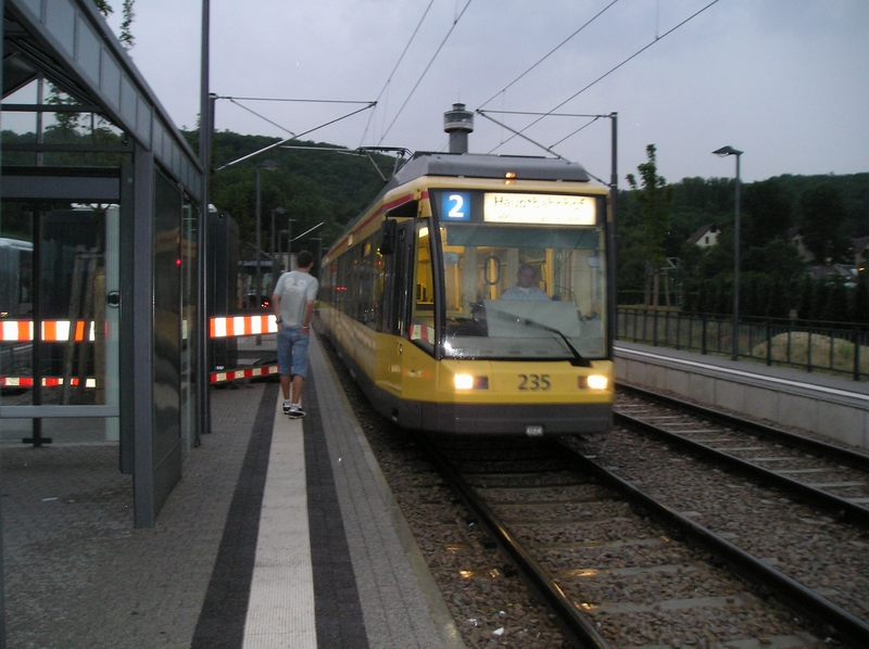 Tram 2 an der HST Zndhtle