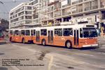 O Bus aus Lausanne mit Anhnger